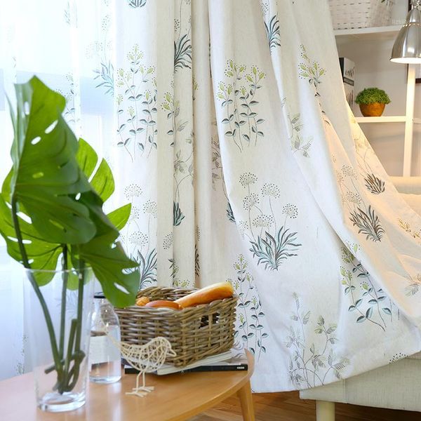 

new curtains for rural small fresh finished curtain cloth living room bedroom shade1