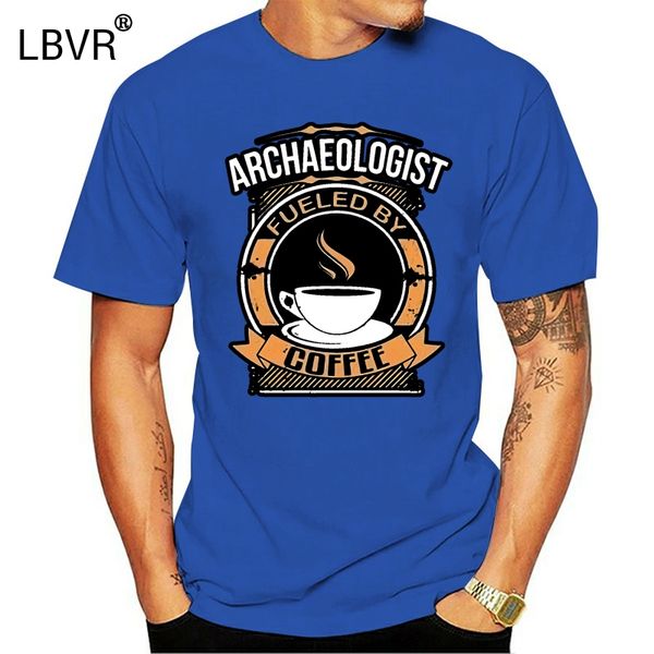 

archaeologist fueled by coffee funny archaeology mens t shirt sport hooded sweatshirt hoodie