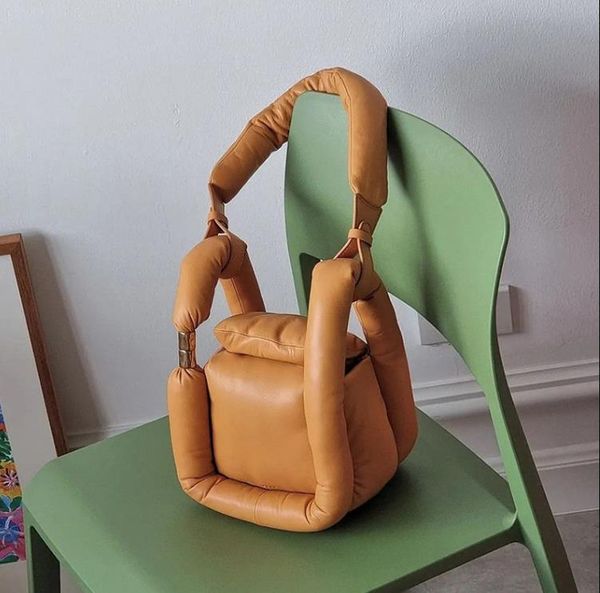 

mini soft women's bag sponge messenger bags niche design square handbag