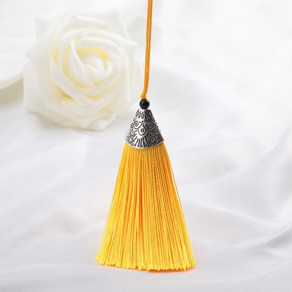 

mibrow 5 шт. лот 90 мм смешанные хлопчатобумажные шелковые кисточки очаровательные кулон с серебряным рот рот для diy ювелирных изготовление