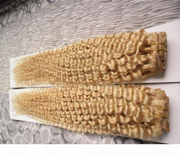 

200g malaysian kinky curly hair 100% human hair bundles 2pcs non-remy hair extension 613 color can buy 3 or 4 bundles, Black