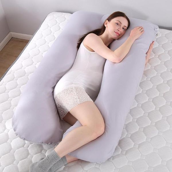 

pregnant women sleeping support pillow u shaped maternity pillows cushion 100% cotton pregnancy side sleepers bedding c1002