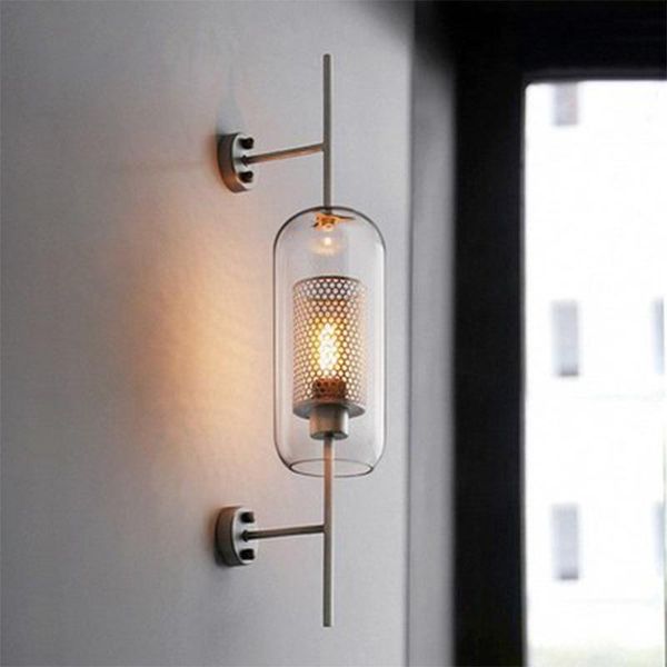 

loft crystal luminaria bed wall lamp wood rope dining room aisle bedroom wall lights for home luminaria de parede lamp