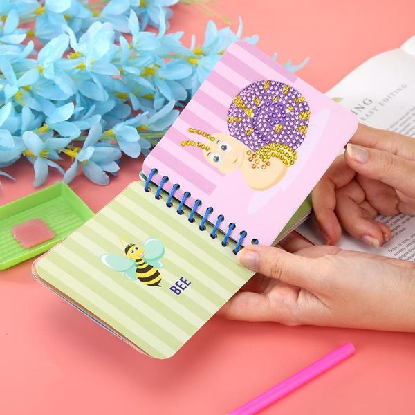 

diy diamond painting children early learning card embroidery diamond painting kid puzzle toy birthday gift for kids