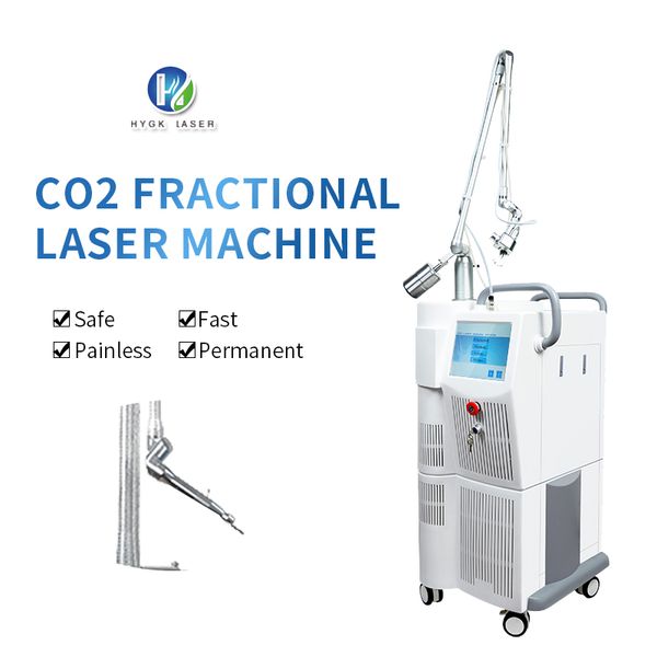 

vertical 10600nm fractional co2 laser for scar removal vaginal tightening and skin resurfacing with imported arm, Black