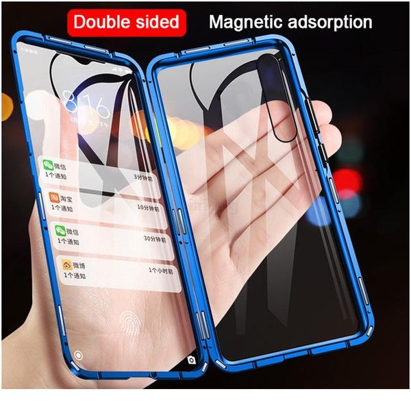 

double sided magnetic metal case for xiaomi mi 10 poco f1 a2 6x note 10 10pro redmi note 9 9s gla bbyloq