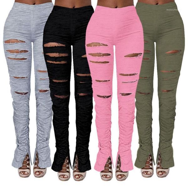

women's pants & capris split ruched stacked sweatpants women leggings plus size pleated bodycon with pockets workout trousers1, Black;white