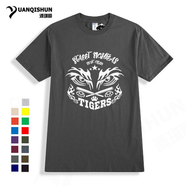 

new fashion staeet fighters print hunter club beast tigers eyes cool short sleeves tee street hip hop hooded sweatshirt hoodie men t shirt