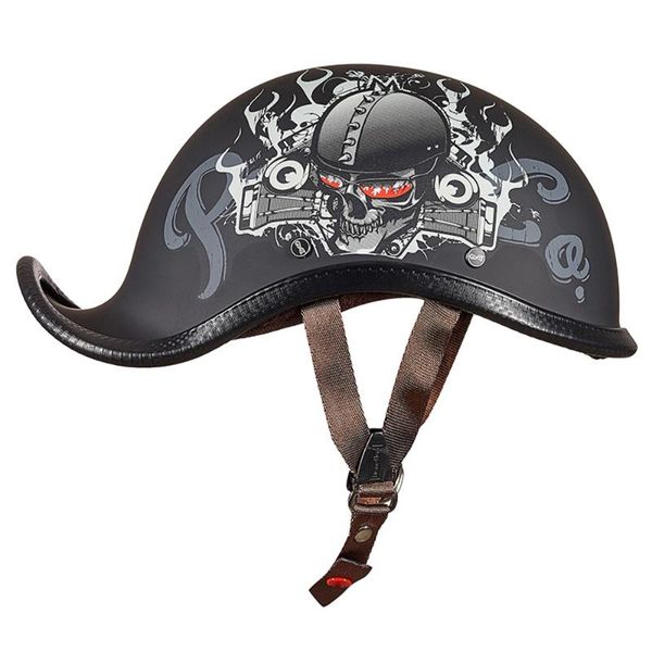 

herobiker motorcycle helmet casco moto men cycling touring motorbike half helmet retro scooter capacetes para moto cascos