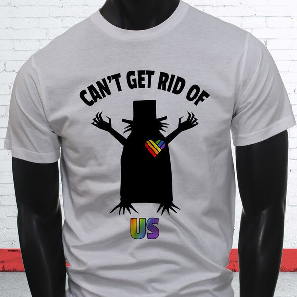 

новые моды can not избавиться сша pride lgbt icon babadook meme мужская белая футболка рубахе tee спорта с капюшоном hoodie