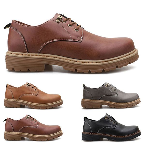 

fashion large size 38-44 new men's leather men's shoes overshoes british casual shoes espadrilles fourteen, Black