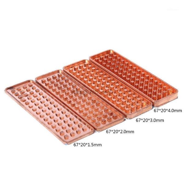 

copper nvme ngff m.2 heat sink 2280 ssd metal sheet thermal conductivity silicone wafer cooling fan m2 heatsink1