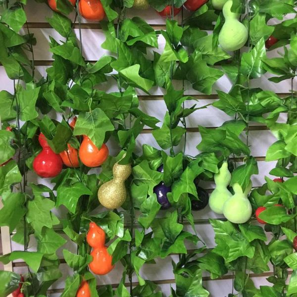 

decorative flowers & wreaths simulated fruit rattan gourd leaf farmer's pleasure decoration ceiling false plant flower1