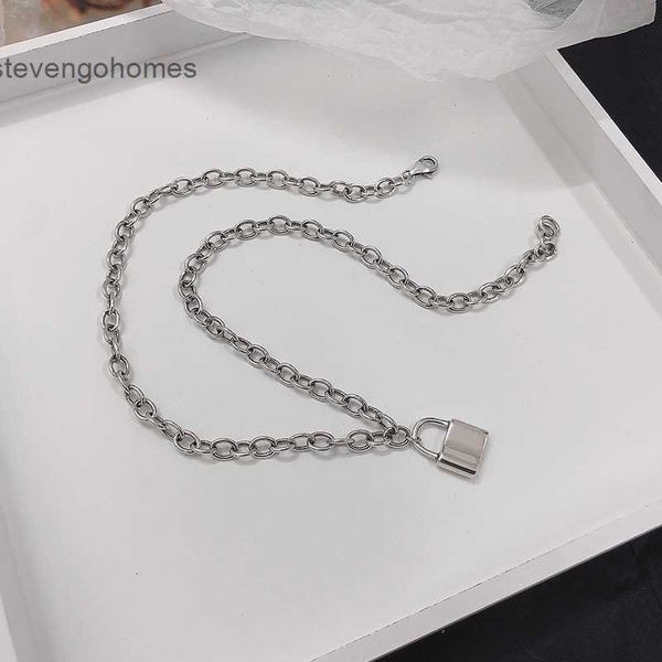 

thai body pure s925 silver new whole lock necklace