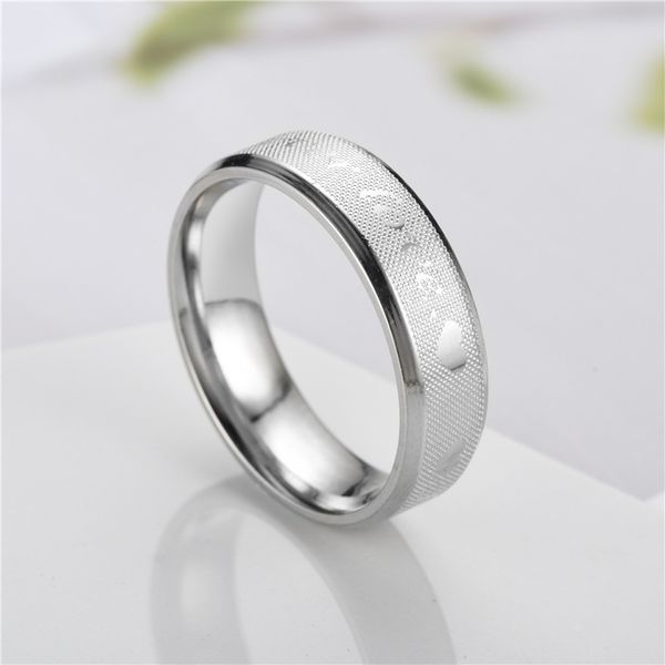 Update Forever Love Letter Band Ring Silber Gold Edelstahl Herz Paar Ringe für Frauen Männer Modeschmuck Geschenk