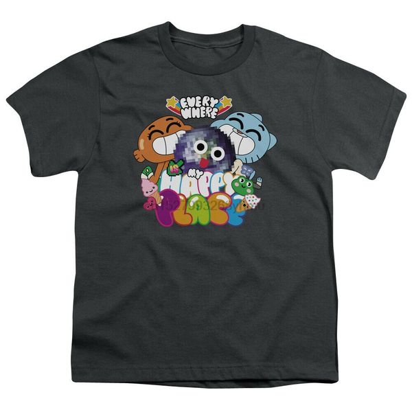 

удивительный мир gumball happy place молодежная футболка с капюшоном спорта hoodie