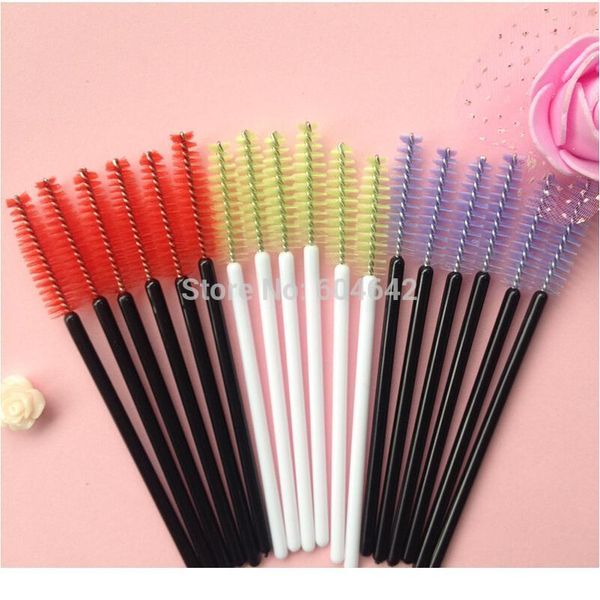 

1000pcs/lot cosmetic eyelash extension disposable mascara wand brush wands makeup applicator lash beauty tool mu qylghr
