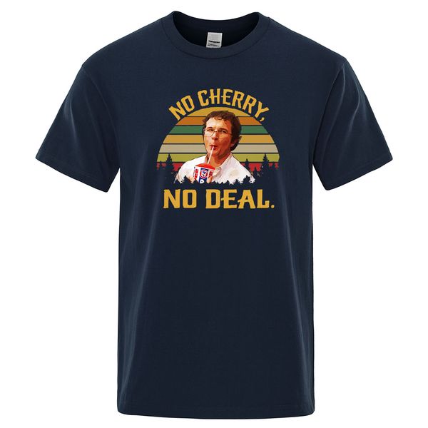 

no cherry no deal print tshirt short sleeve casual summer vintage retro alexei stranger things hooded sweatshirt hoodie men t shirt
