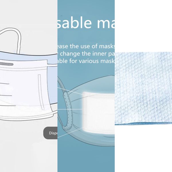 

factoryumwfdust safe masks gasket 100pc disposable breathable anti mouth face mask replacement comfortable rdls