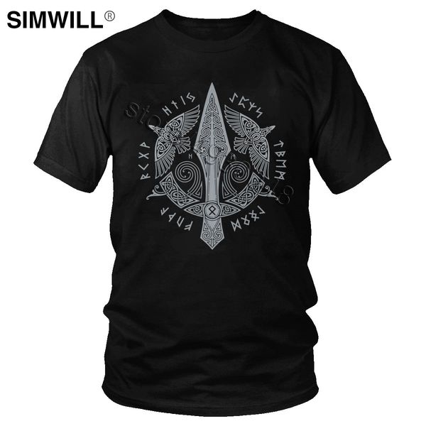 

retro gungnir viking sword short sleeve o neck tshirt tv fans tee fashion designer plus size sport hooded sweatshirt hoodie men t shirt