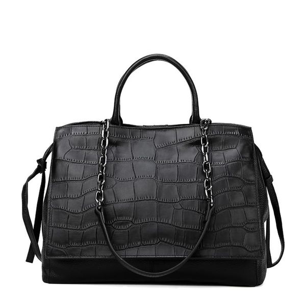

2020 new fashion ladies female handbag black designer casual tote pu bag