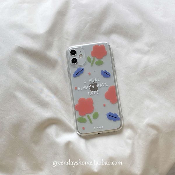 

floret wind is for gentle 11promax12 transparent suitable xs / xr p40 mobile phone case
