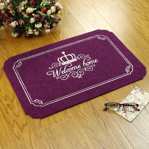 

4060cm enter rectangle floor mat floor kitchen carpet toilet tapete water absorption non slip rug porch doormat cc005 wmtogb comb2010