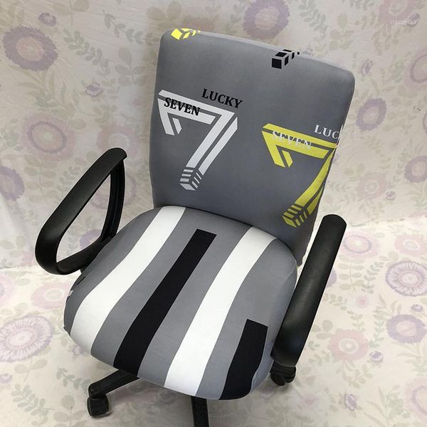 

floral printing chair covers removable slipcover for office computer office decoration chair home super cover stretch1