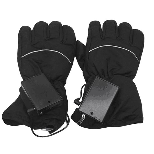 

new fashion design electric heated mens gloves warming portable battery soft outdoor sportsriding winter touch scree, Blue;gray