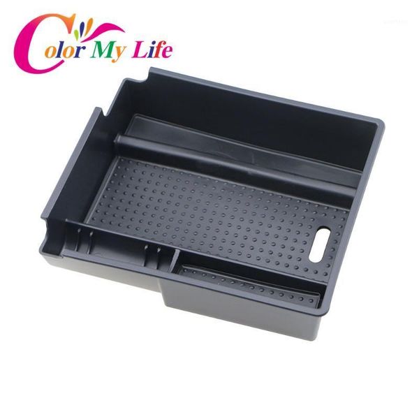 

color my life central storage box armrest arm rest glove storage box for ix35 ix 35 2013 2014 2020 car accessories1