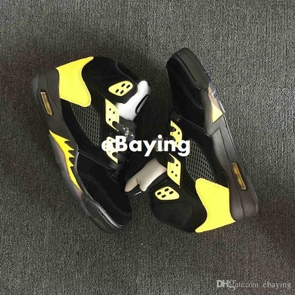 

high ducks quality basketball new jumpducks 5 mens 5s oregon shoes green black yellow sport shoe breathable brand sneakers