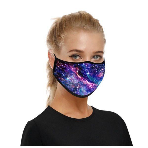 

sky skull print face mask for washable fabric masks reusable pm2.5 protective dust mouth muffle reusable mouth mask wmtpuv xhlove