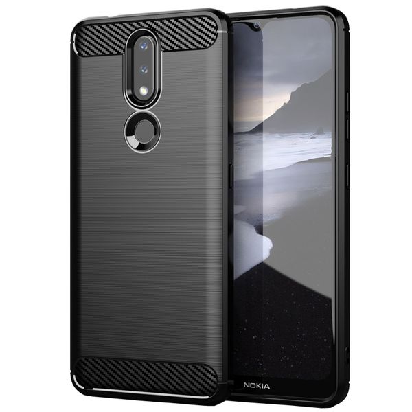 

scratch resistant non-slip shockproof cover protective slim fit soft tpu silicone case compatible nokia 2.4