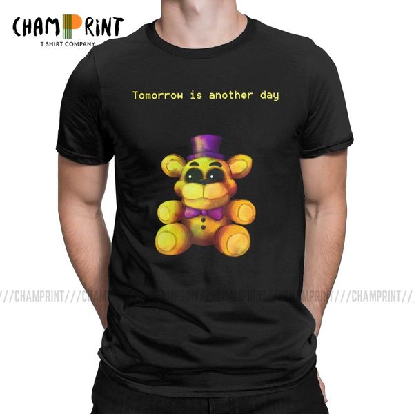 

five nights at freddy's fnaf 4 tomorrow is another day crazy tees crewneck short sleeve summer hooded sweatshirt hoodie men t shirt