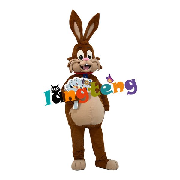 

mascot costumes1127 furry cute rabbit easter bunny mascot costume for party, Red;yellow