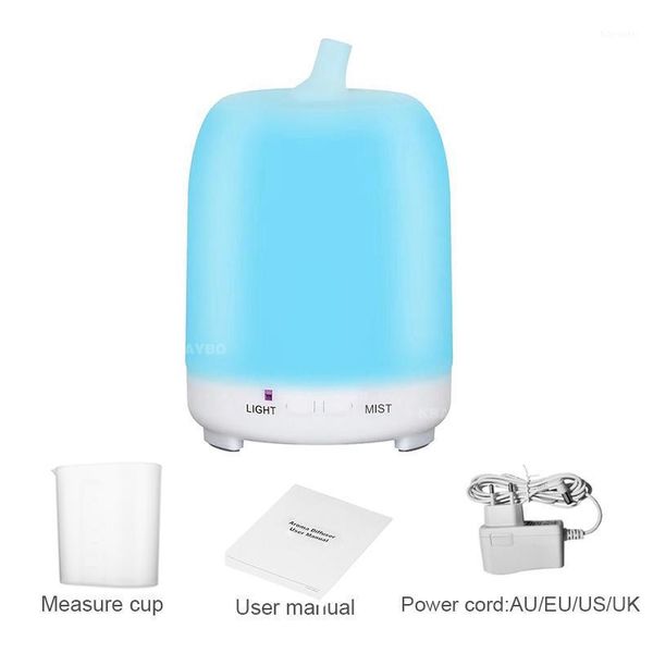 

air humidifier aromatic essential oil diffuser cold mist applicator home led lamp1