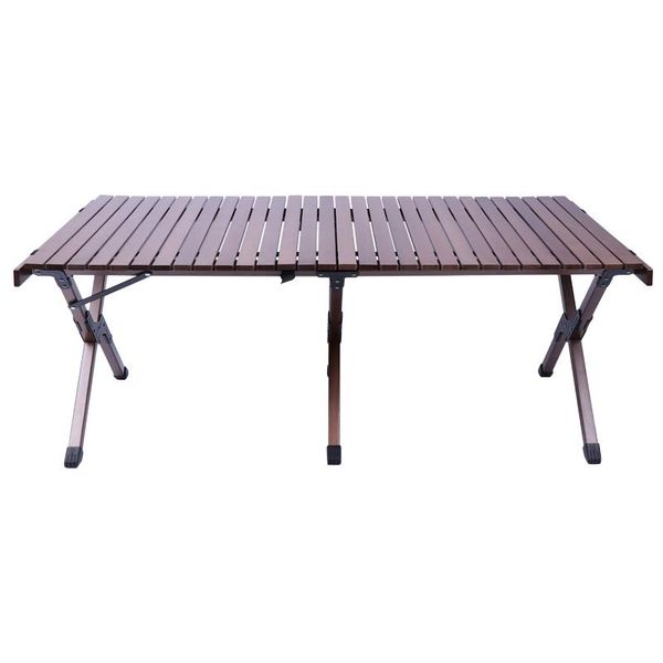 

outdoor camping folding table portable solid wood egg roll table multifunctional car picnic barbecue leisure stall