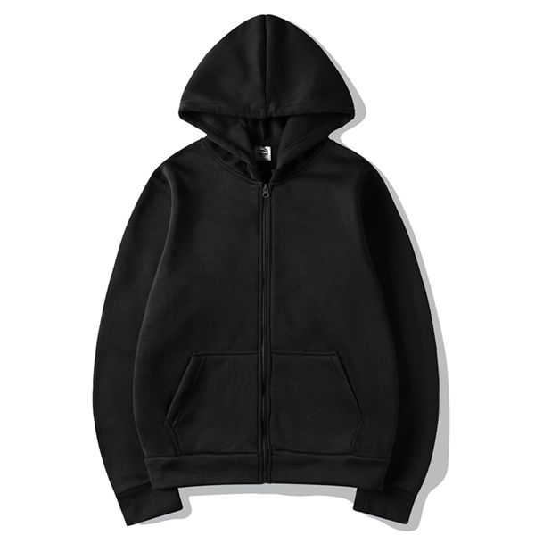 Novo casual rosa preto cinza azul zíper zíper hoodie hip hop street wear sweatshirts skate homens / mulher pulôver hoodies masculino hoodie masculino 201114