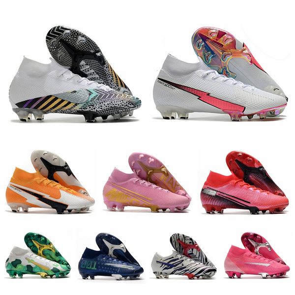 

2020 мужские fg pro футбольные клеиты привет дети корея mbappe rosa обувь женщины сундово sancho elite открытый cr7 mercurial футбольные сап