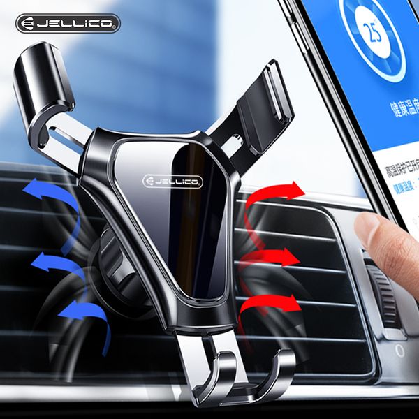 

jellico gravity air vent clip mount mobile stand in for iphone samsung car cell phone holder