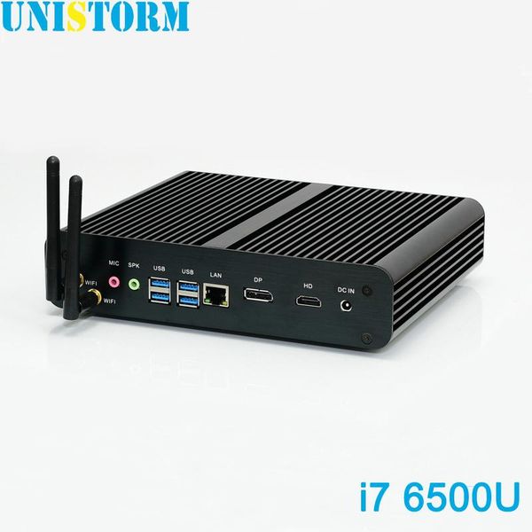 

latest 6gen core 6500u intel skylake fanless mini pc windows 10 intel hd graphics 520 4k hdmi vga usb mini desktv box