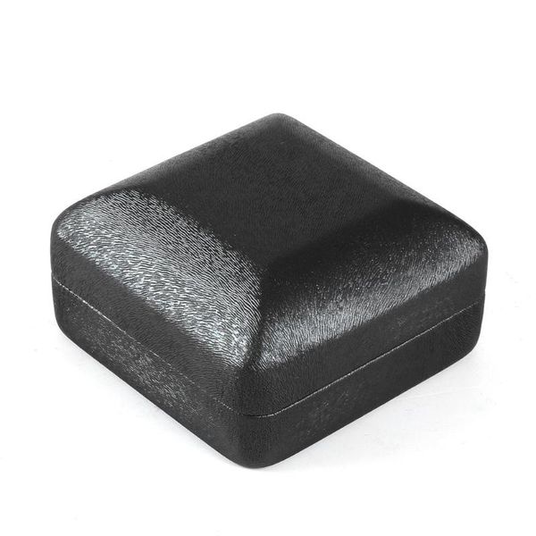 

кожа pu площади jewelry box ожерелье показать хранения витрину ожерелья организатор дисплея box упаковка подарок 65 * 65 * 35mm, Pink;blue