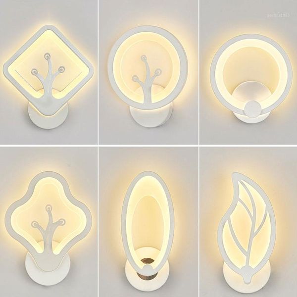 

modern simplicity forest style led 12w wall light dining room kitchen bed room balcony foyer study wall lamp1
