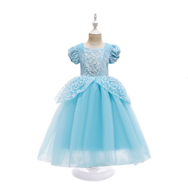 

2020 cinderella princs girls' ice and snow wonderland performance drs, Red;yellow