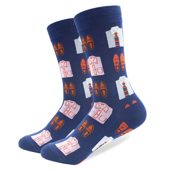 

5pair/lot drop shipping winter spring happy socks 2021 cotton men crew skateboard socks funny pattern wedding socks gift, Black;white