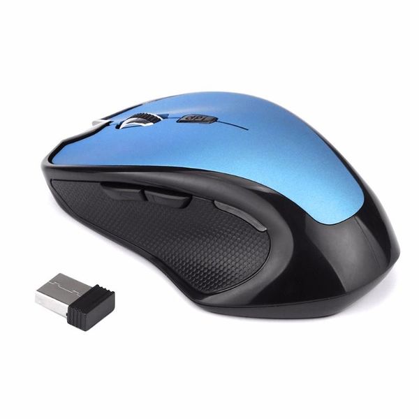 

2.4ghz 2400 dpi wireless optical mouse professional gamer mice + usb receiver for pc lapmac rf12 drop shipping