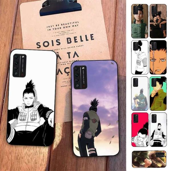 

naruto shippuden animation - cartoon shikamaru mobile phone cover huawei honor 8 9 10 5a 30 20 pro lite 8x 8c