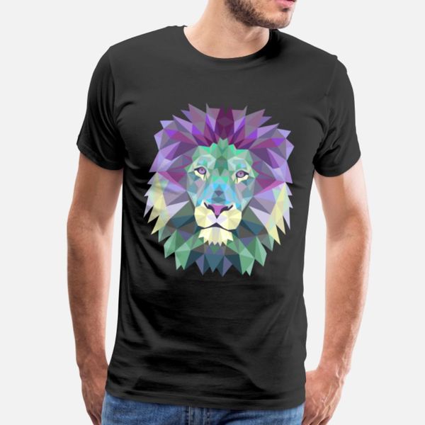 

lion polygon t shirt leisure digital printing tracksuit hoodie sweatshirt
