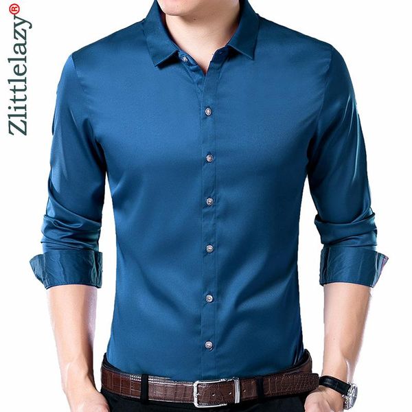 

men's casual shirts 2021 brand long sleeve men social shirt spring streetwear solid dress mens slim regular fit clothes fashions 0104, White;black