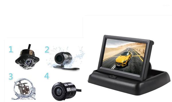 

4.3 inch foldable lcd monitor with water-proof rearview camera1